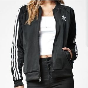 Women Adidas essential 3-stripes tricot track top